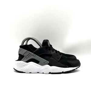 Nike Shoes Youth Size 6Y Women 7.5 Huarache Run Sneakers DR7953-001 Black/Marina